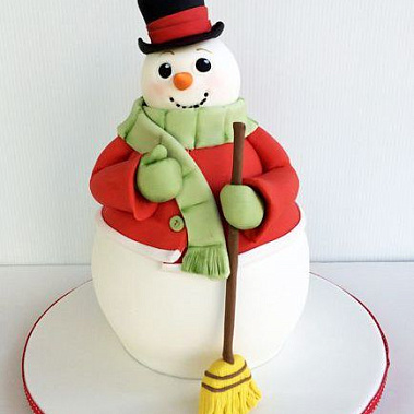 Торт добрый снеговик купить - самара.сладкоежкин.рф
