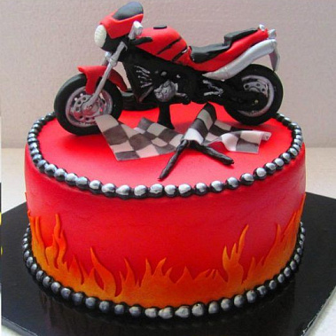 Торт красный мотоцикл купить - самара.сладкоежкин.рф